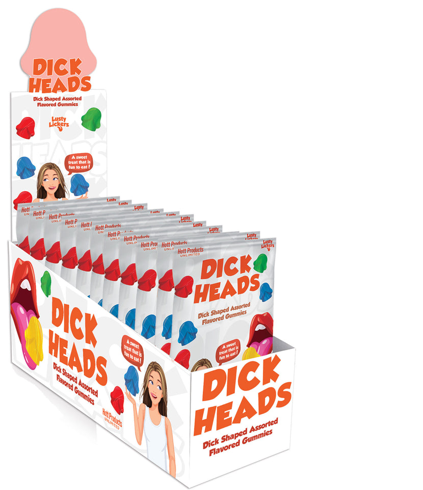 Dick Heads Gummies - Dick Shaped Gummies -  Assorted Flavors