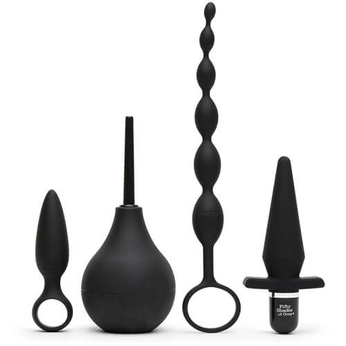 Fifty Shades Of Grey Pleasure Overload Take It Slow Anal Beginners Kit (4 Pieces)