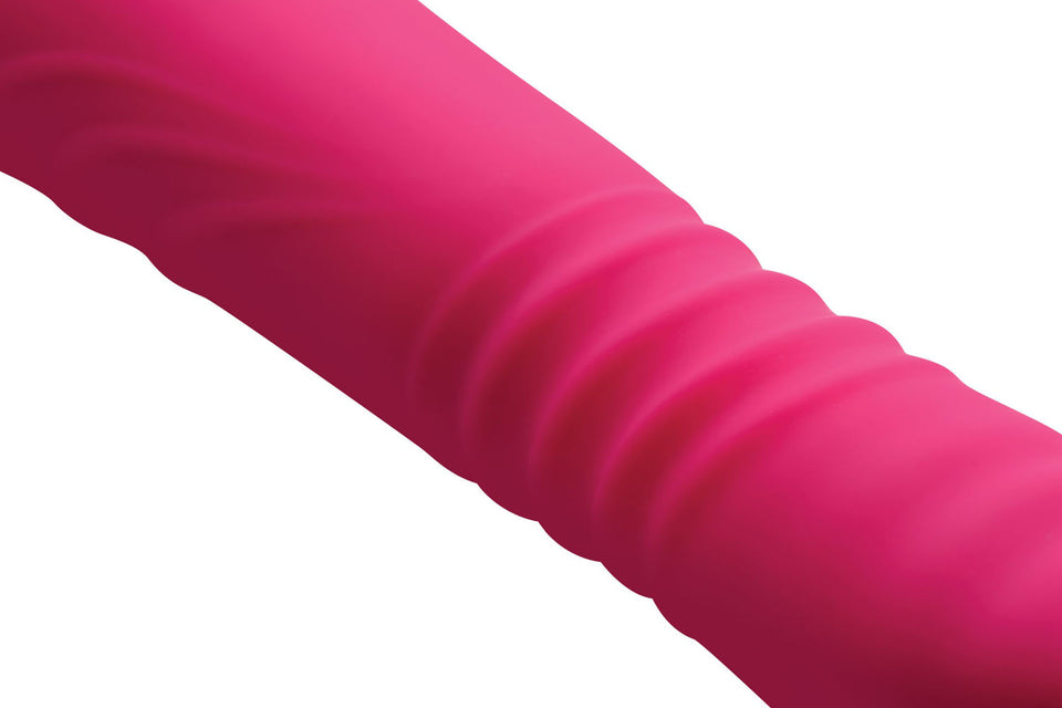 Ultra Thrusting And Vibrating Silicone Wand