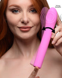 5 Star 9X Pulsing G-Spot Silicone Vibrator - Pink