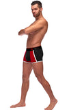 Retro Sport Panel Short - Medium - Black Red