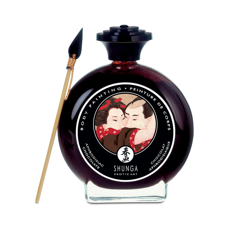 Edible Body Paint - Aphrodisiac Chocolate - 3.5 Fl. Oz.  100 Ml
