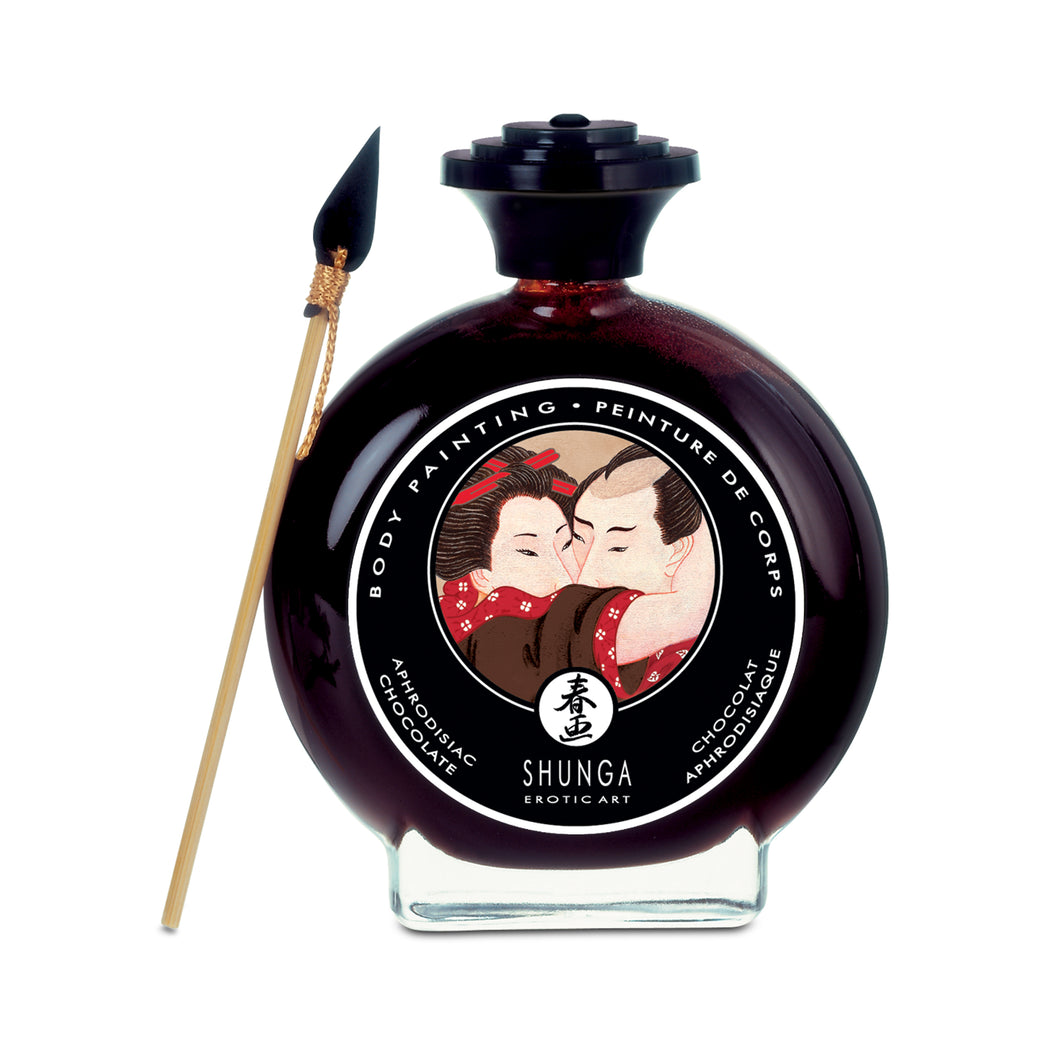 Edible Body Paint - Aphrodisiac Chocolate - 3.5 Fl. Oz.  100 Ml