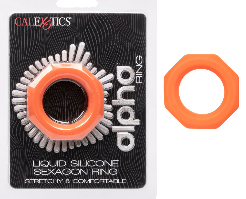 Alpha Liquid Silicone Sexagon Ring