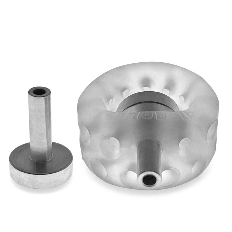 Airballs Electro Air-Lite Ballstretcher With Two   4Mm Electro Contact - Clear Ice