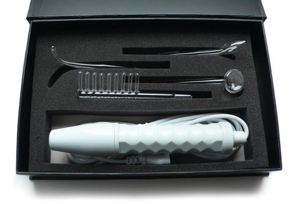 Neon Wand Electrosex Kit White Handle Purple Electrode Us Plug(Out April)