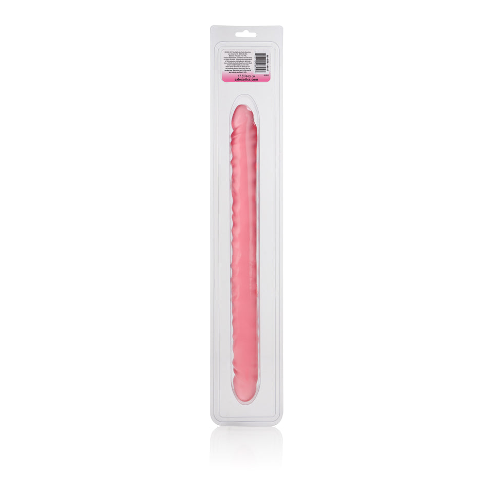 California Exotics Slim Jim Duo Super Slim Double Dong Veined 17.5&quot;
