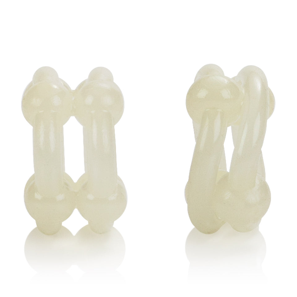 Island Rings Double Stacker - Glow-In-The-Dark