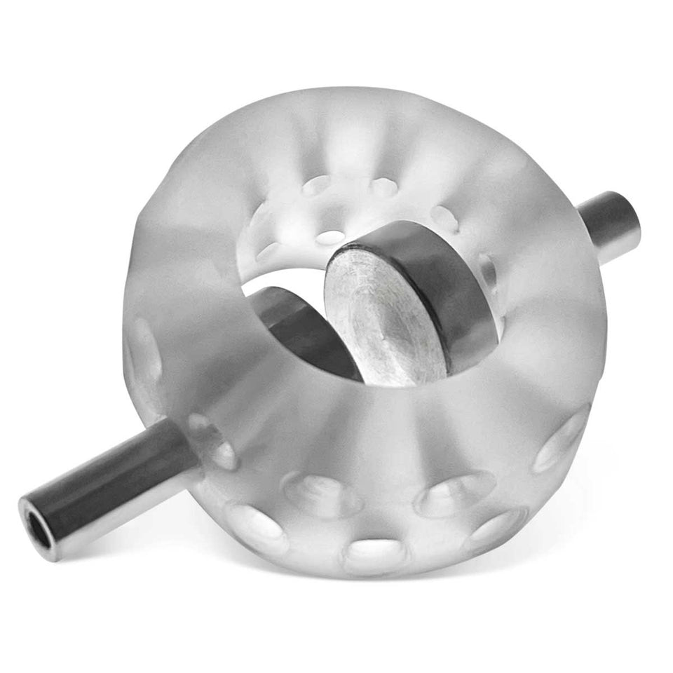 Airballs Electro Air-Lite Ballstretcher With Two   4Mm Electro Contact - Clear Ice