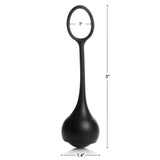 Master Series Cock Dangler Silicone Penis Strap With Weights, Black