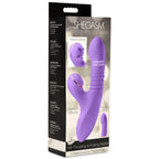Pro-Thrust Max 14x Thrusting and Pulsing Silicone Rabbit - Purple