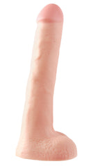Basix Rubber Works -10 Inch Long Boy - Flesh