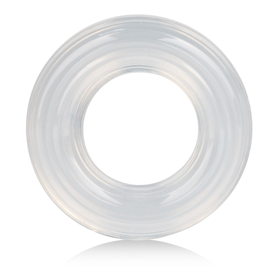Calexotics Xl Premium Silicone Ring, Clear