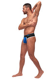 Retro Sport Panel Thong - S/ M - Black/ Blue