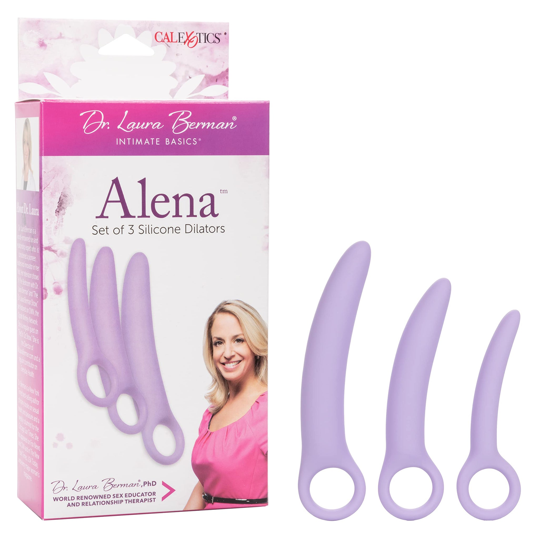 Calexotics Dr Laura Berman Intimate Basics Alena - 3 Piece Silicone Di –  Personalcrave