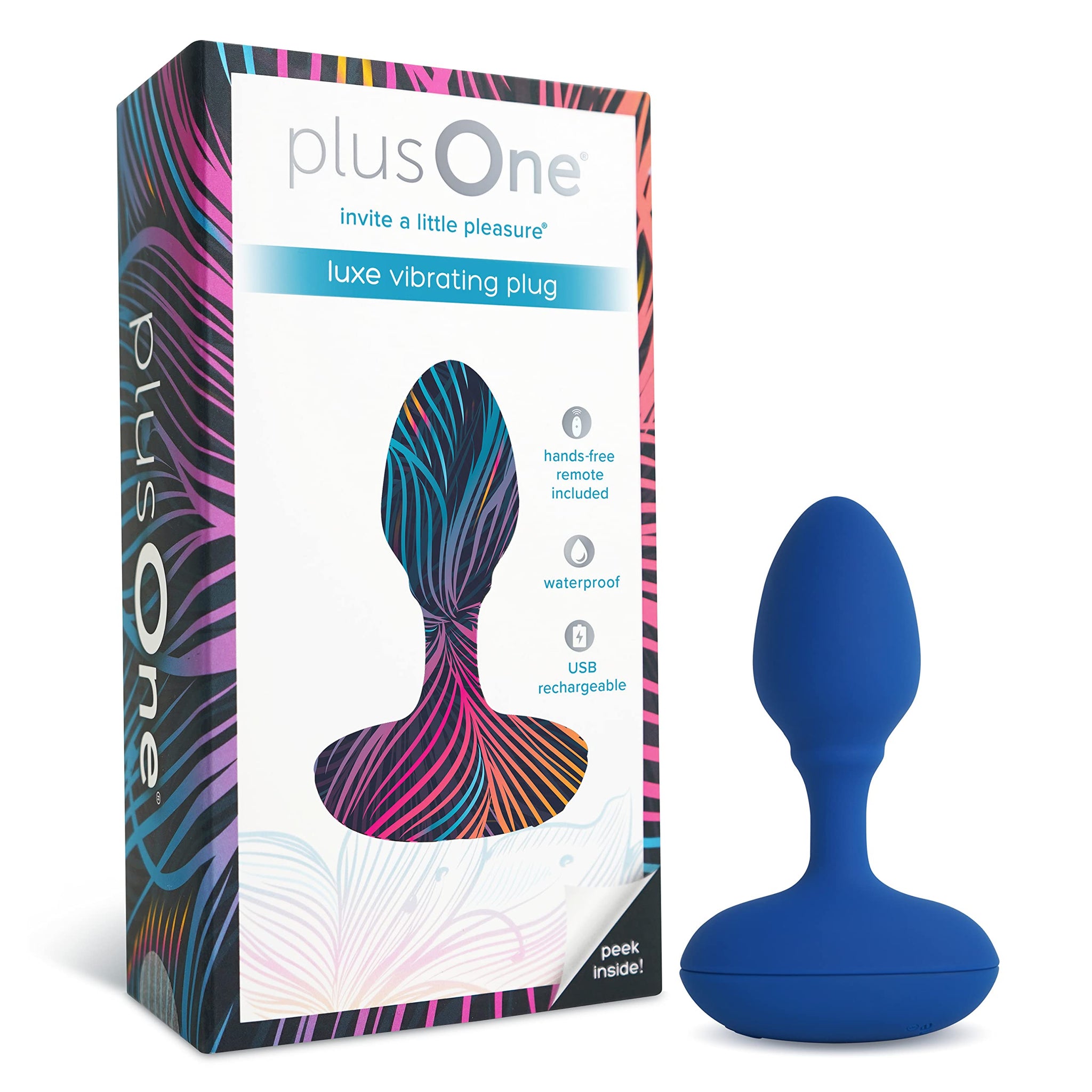 Plusone Luxe Vibrating Plug - Made Of Body-Safe Silicone Fully