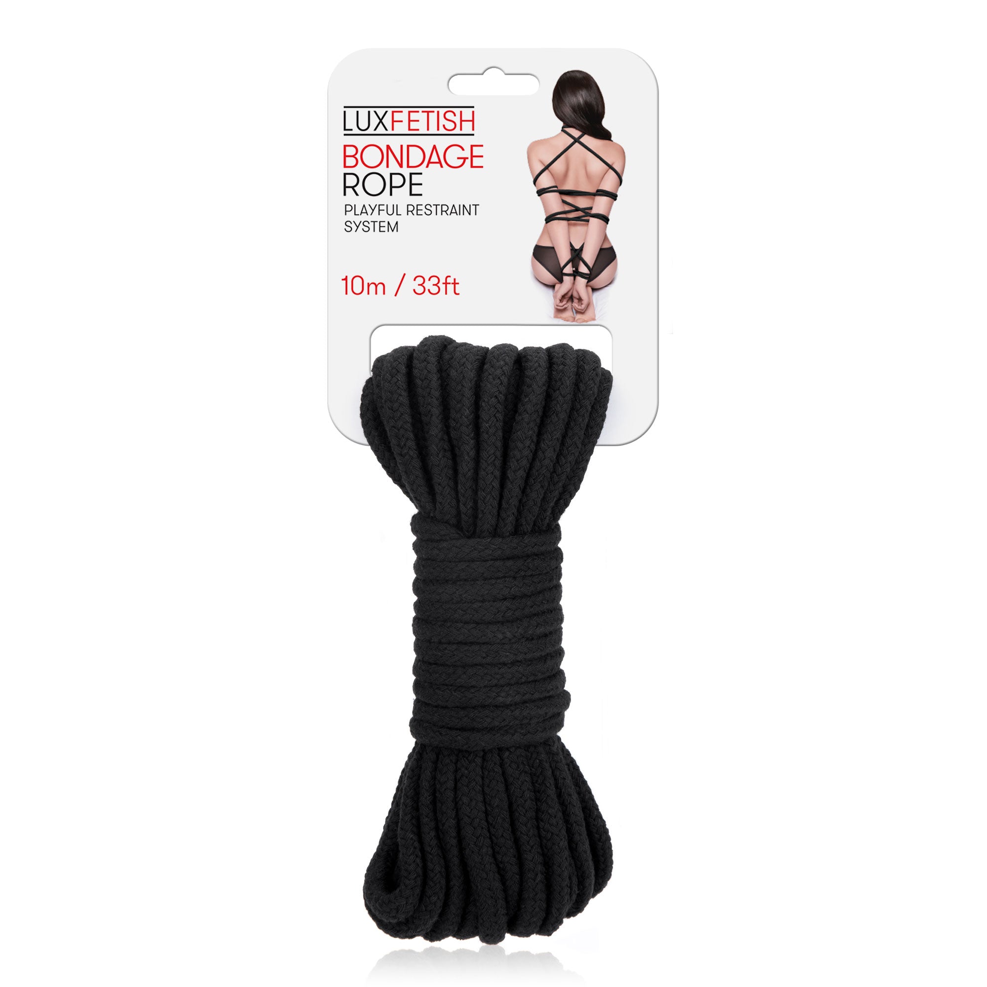 33ft/10m Adult Play Strap Restraint Soft Cotton Bondage Rope